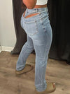 Queensofly Cutout Back Jeans