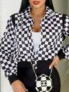 Queensofly Check Bomber Jacket