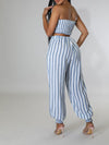 Stripe Bandeau Top & Pants Set