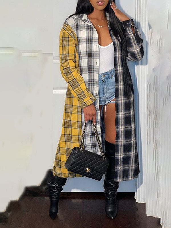 Plaid Shirt Jacket