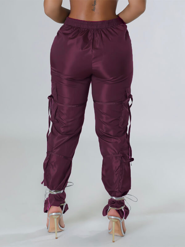 Queensofly Zip-Front Cargo Pants