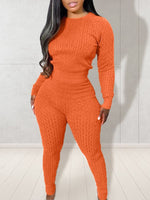 Queensofly Solid Knit 2PC Set