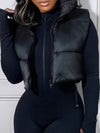 Queensofly Zip-Front Puffer Vest