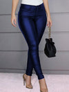 Queensofly Faux-Leather Skinny Pants