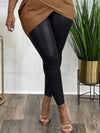 Queensofly Faux-Leather Skinny Pants