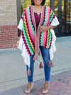 Fringe Knit Kimono