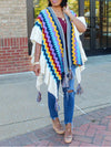 Fringe Knit Kimono