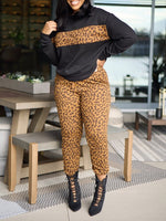 Leopard Combo Top & Pants Set