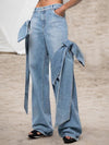 Queensofly Bowknot Jeans