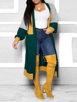 Queensofly Colorblock Cardigan